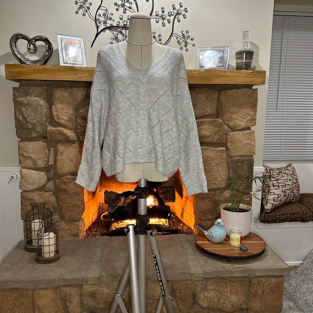 Light Grey Forever21 light weight sweater